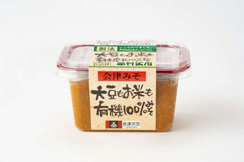 大豆もお米も有機100％みそ | 会津天宝 一汁一菜亭 | 会津天宝醸造