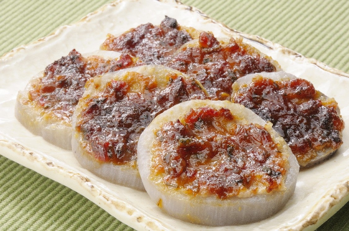 レンコン大葉みそ焼き